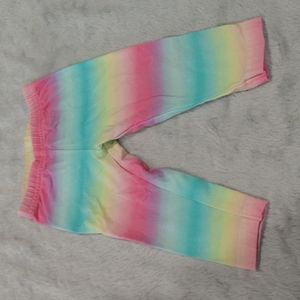 3/$15 Carter's Baby Girl Pants Rainbow Fade Colors Size 9 Months